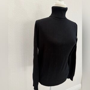 Joseph A Black Turtle Neck Sweater